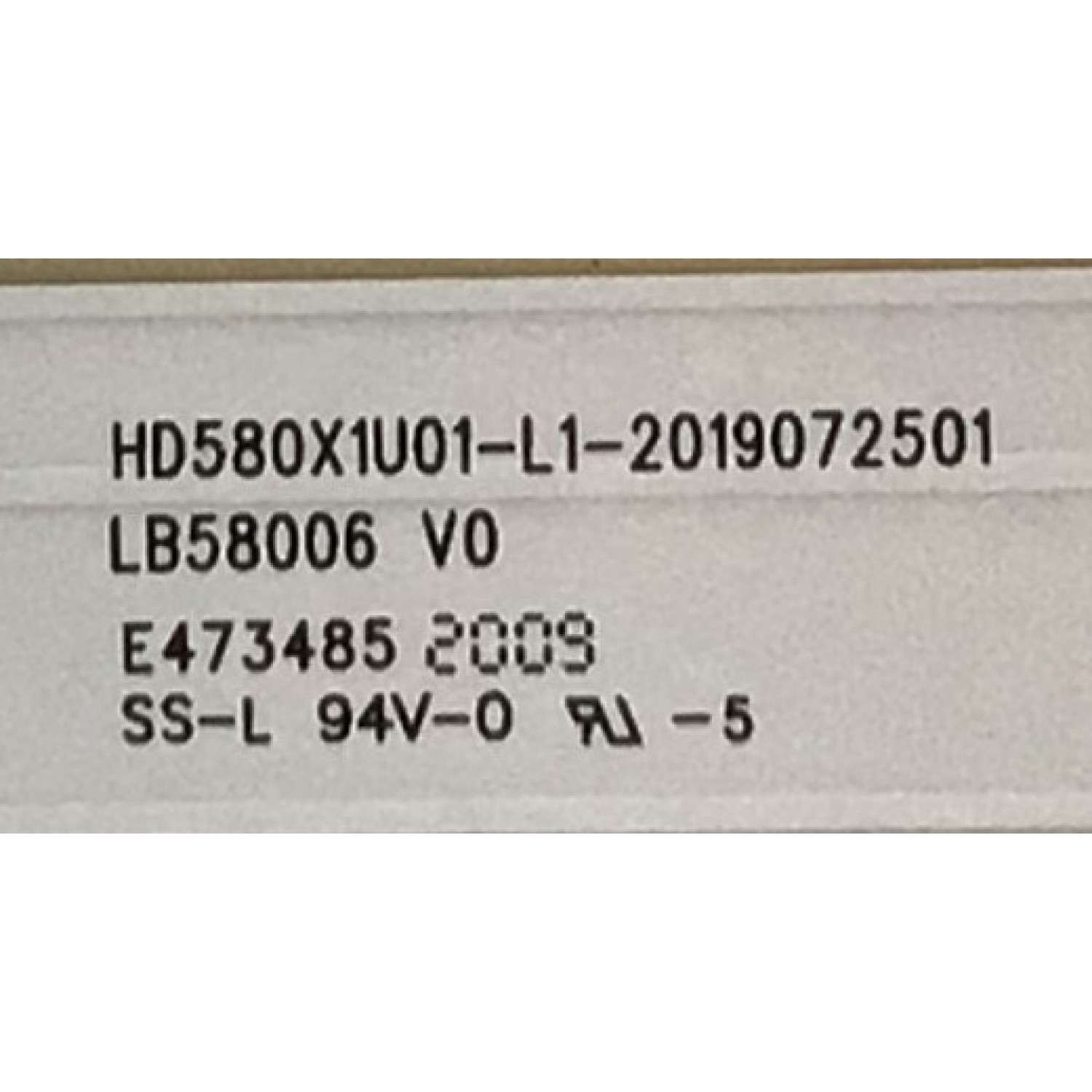 KIT DE LED'S PARA TV HISENSE ( 3 PZ ) / NUMERO DE PARETE HD580X1U01-L1-2019072501 / LB58006 V0 / 1216776 / HE58 A6800814 / PANEL HD580X1U01-L1\S1\GM\ROH / MODELO 58H6570G - Imagen 3